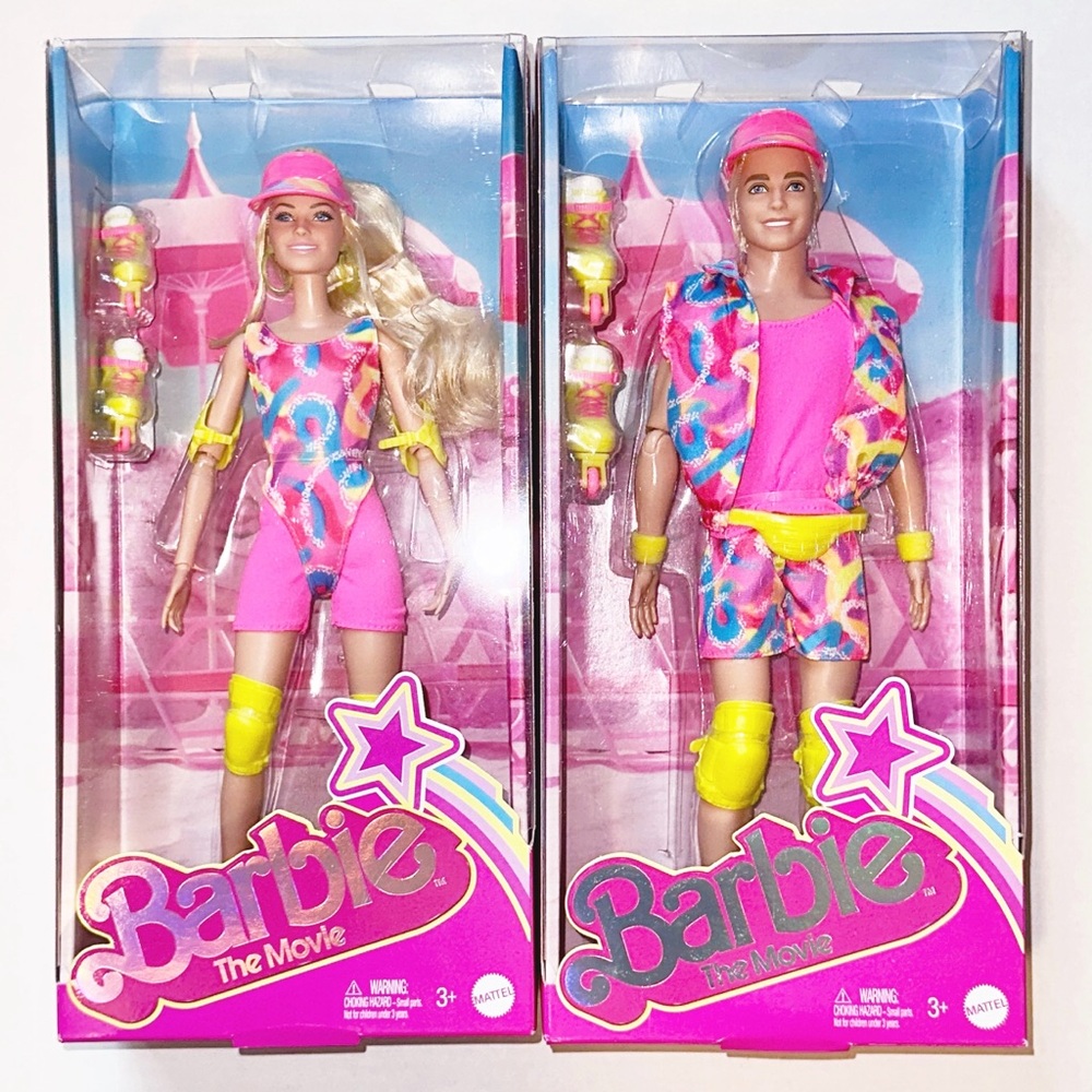 Barbie The Movie Dolls - Skating Barbie and Ken Dolls Set (new in box)